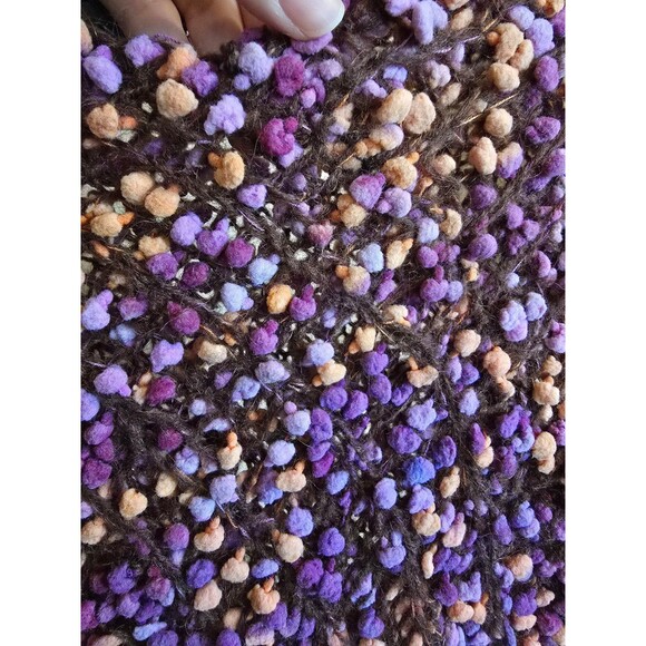 Kenneth Cole asymmetrical pom poncho ( one size fits most) - Picture 3 of 9